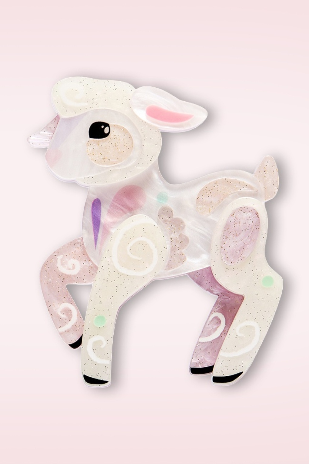 Lottie the Lamb broche