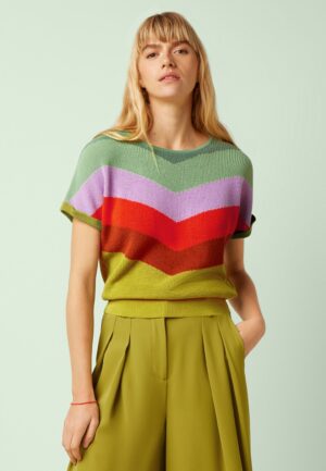 Ann Wonder top in groen envy