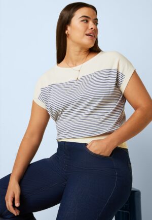 Lina D'Oleron top in mazarineblauw