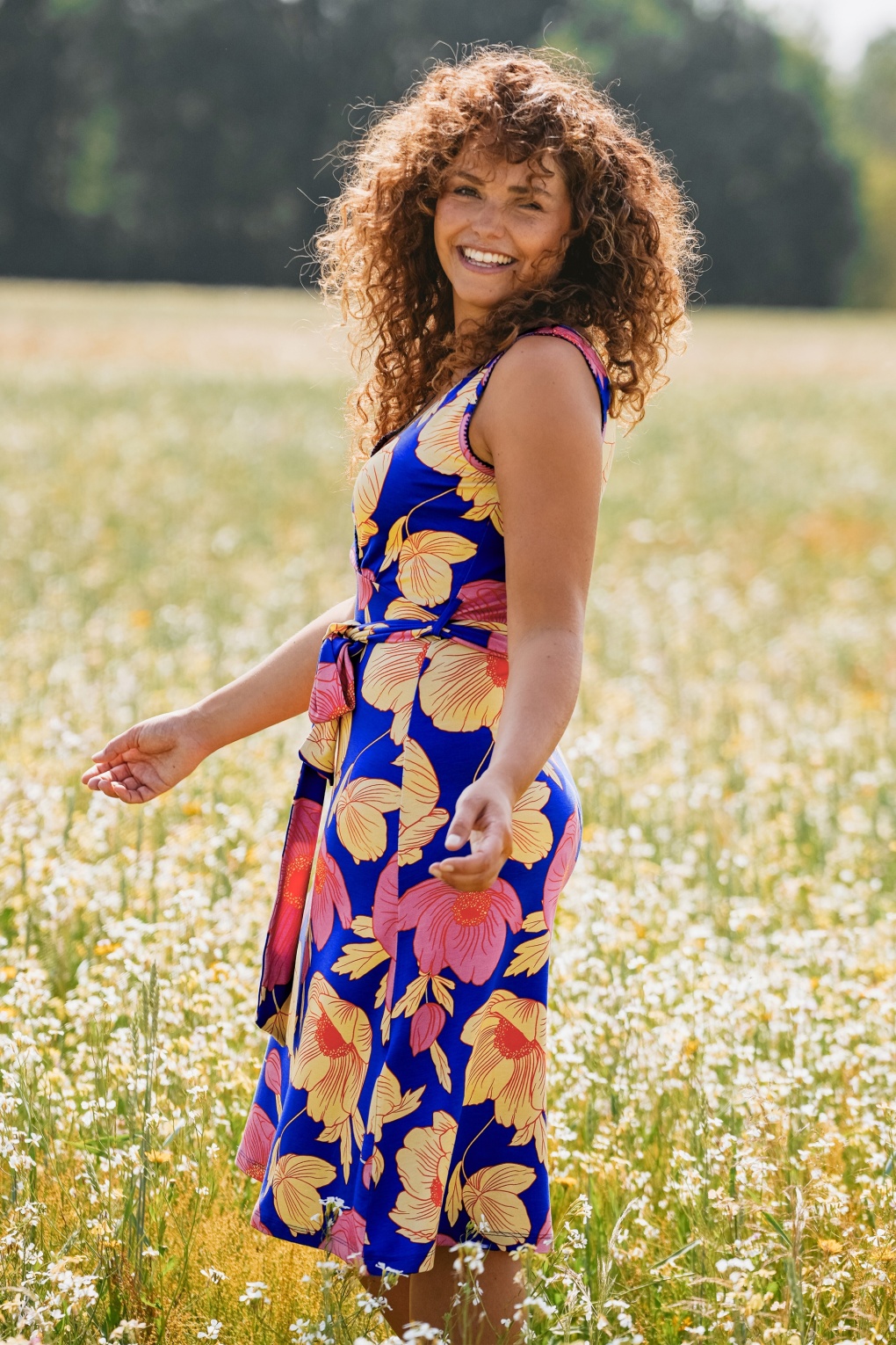 Milly jurk in Poppy Love