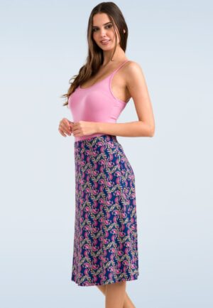 Holly Carmen rok in blauw en roze