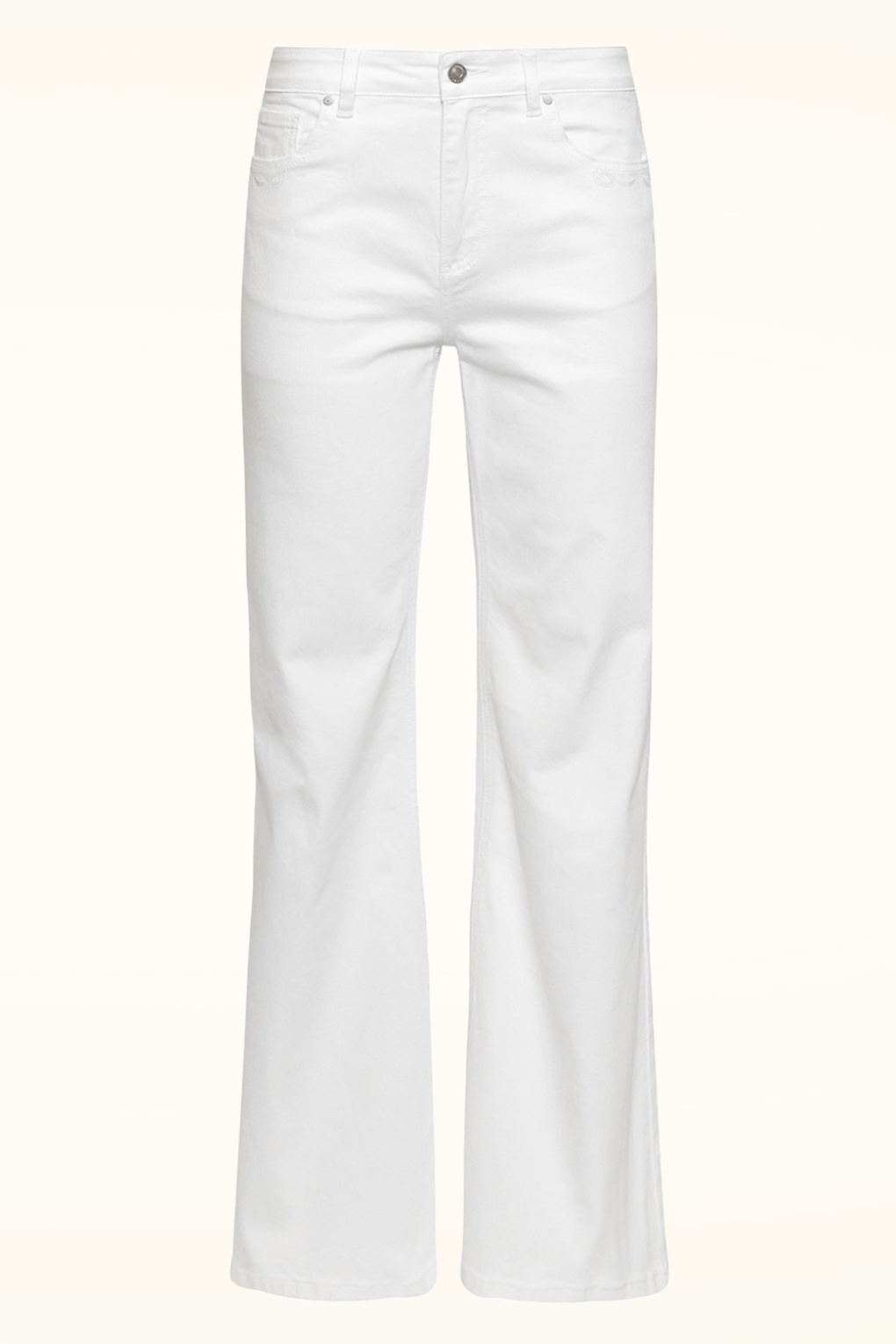 Coco flared jeans in wit