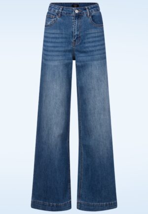 Fernanda jeans in middenblauw