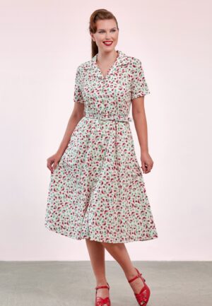 Kate Cherry katoenen swing jurk in crème