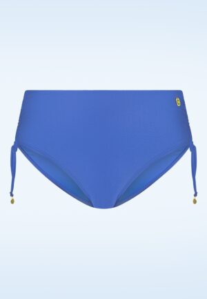 Mid Waist bikinibroekje in oceaan blauw