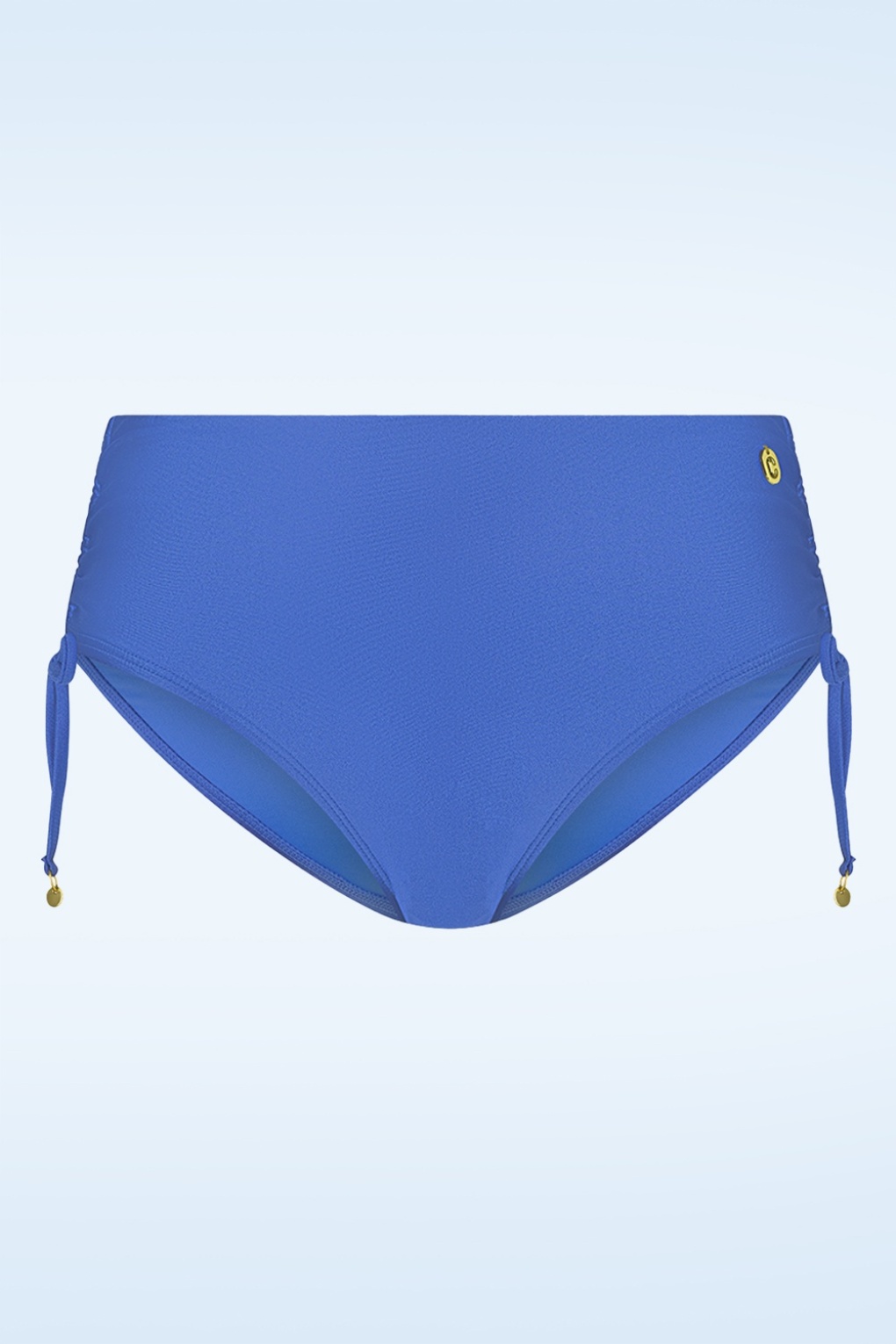 Mid Waist bikinibroekje in oceaan blauw