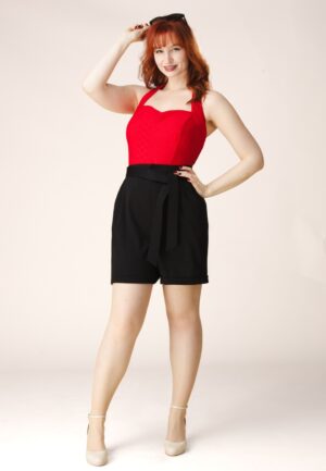 Topvintage exclusive ~ Sophia short in zwart