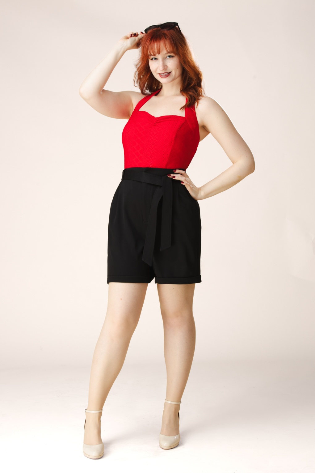 Topvintage exclusive ~ Sophia short in zwart