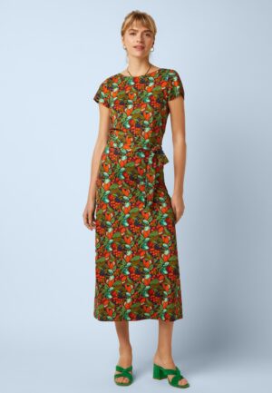 Sally Puerto midaxi jurk in strong blauw