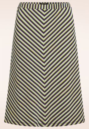 Juno Beebop Stripe rok in multi