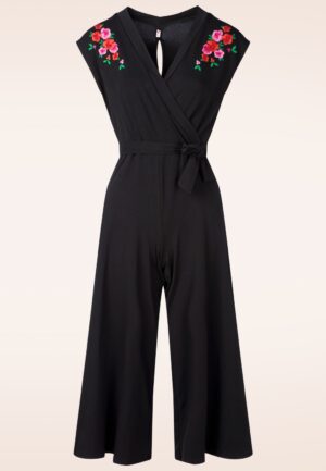 Hello Fritjes culotte jumpsuit in zwart