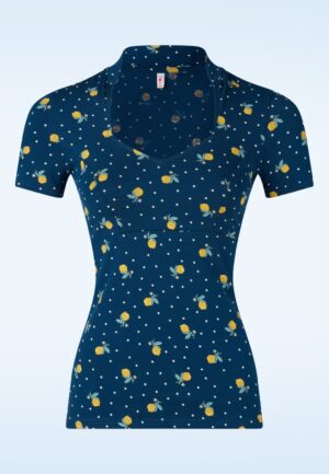 Pow Wow Vau top in Lemon Rain