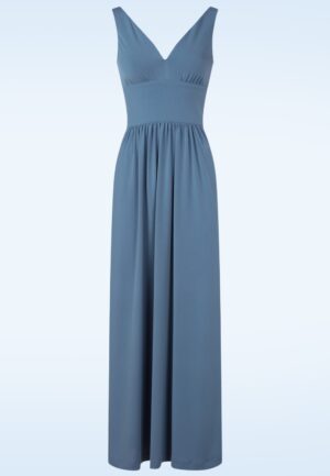 Limone maxi jurk in Bluejean Didier