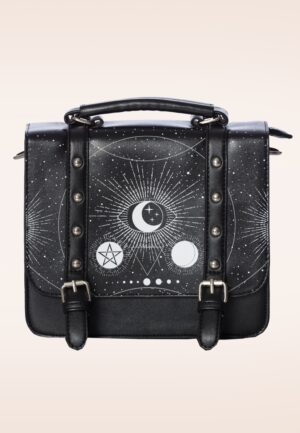Cosmic Satchel handtas in zwart