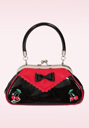 Billie Jean handtas in zwart en rood