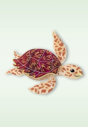 Hawksbill Turtle broche