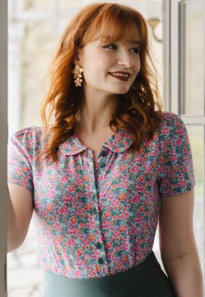 Chemise Leona blouse in Printania