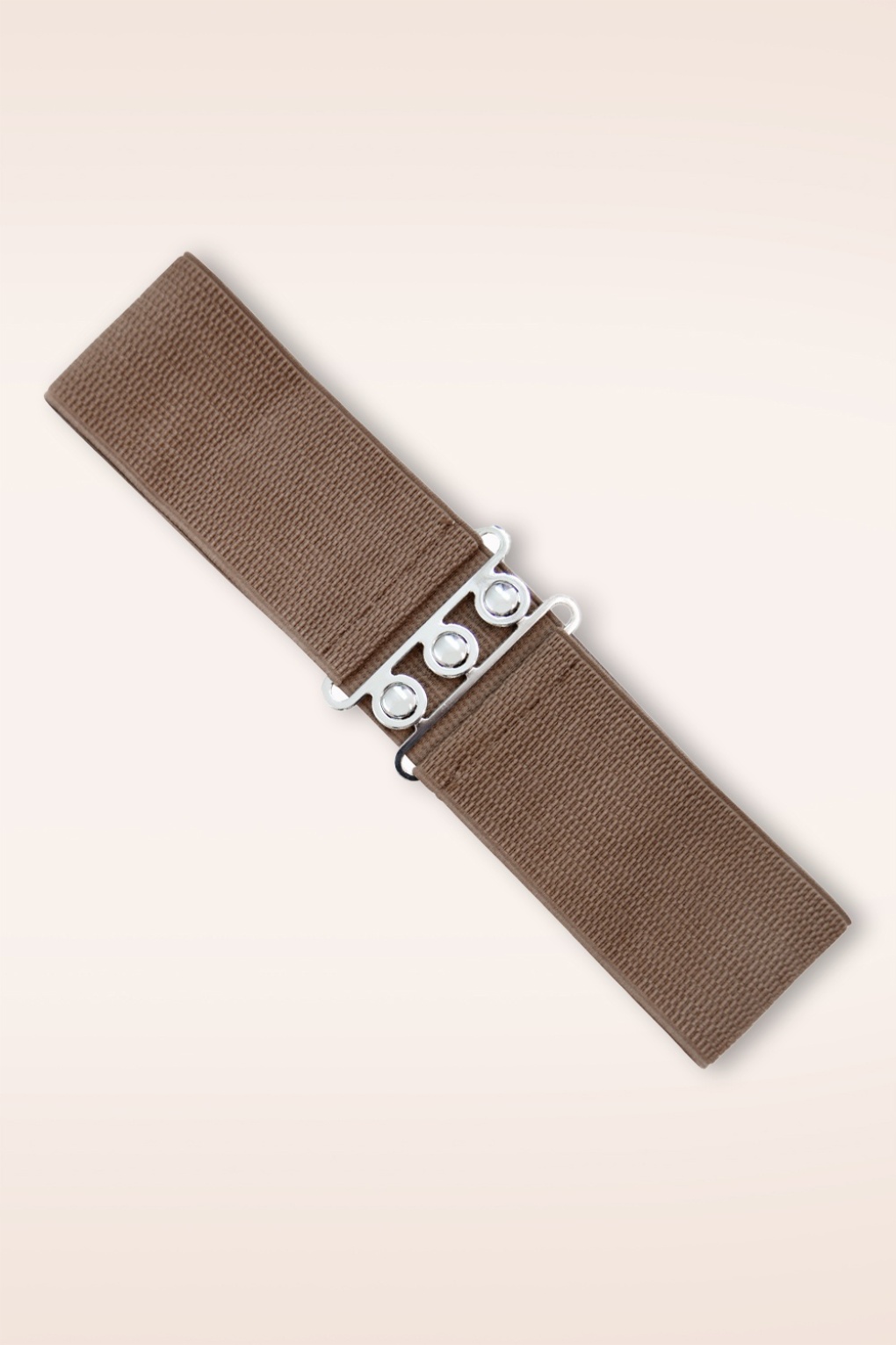 Lauren Vintage Stretch riem in lichtbruin