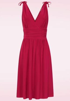 Topvintage Exclusive ~ Grecian jurk in rood