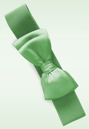 Bella Bow riem in zeegroen