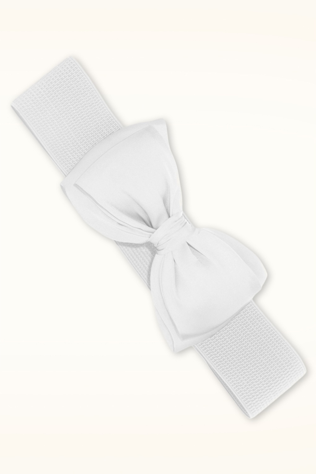 Bella Bow riem in sneeuwwit
