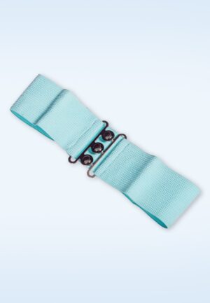 Lauren Vintage stretch riem in babyblauw