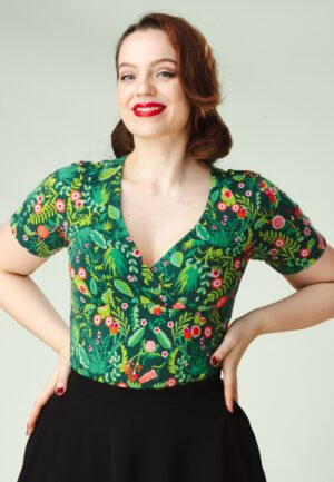 Mon Soleil Cache top in Happy Summer