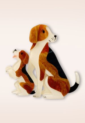 Paw by Paw broche set