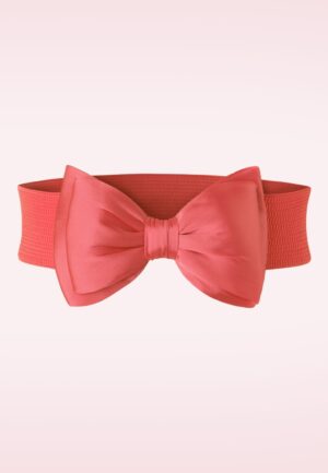 Bella Bow riem in koraal