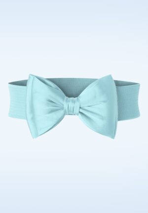 Bella Bow riem in babyblauw