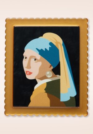 Vermeer Simplified mini broche