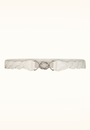 Audrey stretch riem in wit
