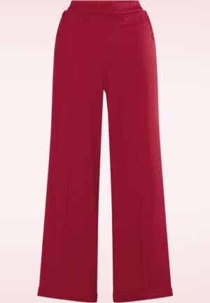 Topvintage exclusive ~ Marina pantalon in rood