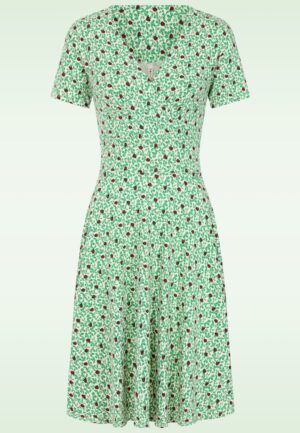 Shalala Tralala Leisure jurk in spring leafy ladybug