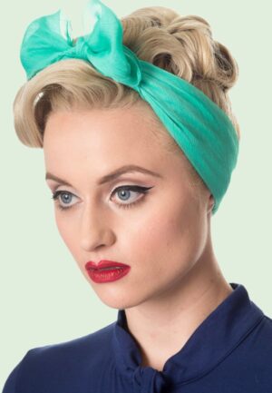 Anna haarsjaal in mint