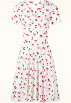 Shalala Tralala Spring Leisure jurk in Cherry Print Memory