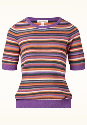 Summer Lawn katoenen top in wilde orchidee