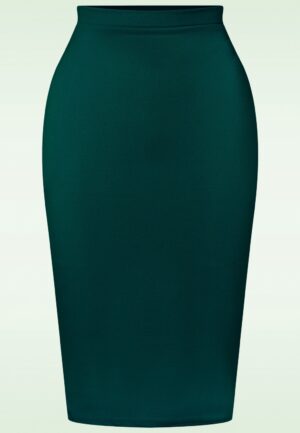 Topvintage exclusive ~ Bella midi rok in bosgroen
