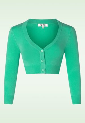 Shela Cropped cardigan in opaal