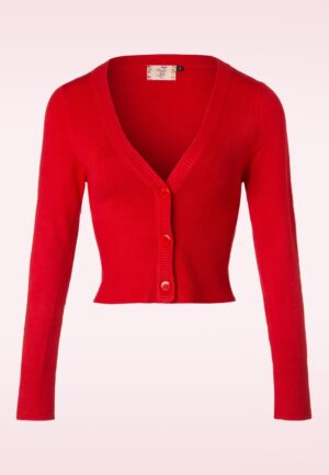 Let's Go Dancing vest in Lipstick Red