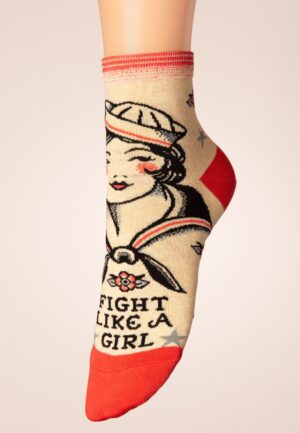 Fight Like A Girl enkelsokken