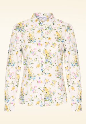 Jane blouse in Plumeti Primavera