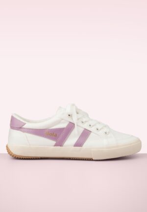 Stratus Tennis sneakers in gebroken wit en mauve