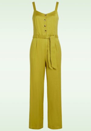 Ines Cameron jumpsuit in tuinkers geel