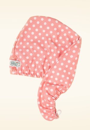 Polkadot haartulband in roze