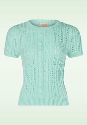Topvintage exclusive ~ Lianne top in mint