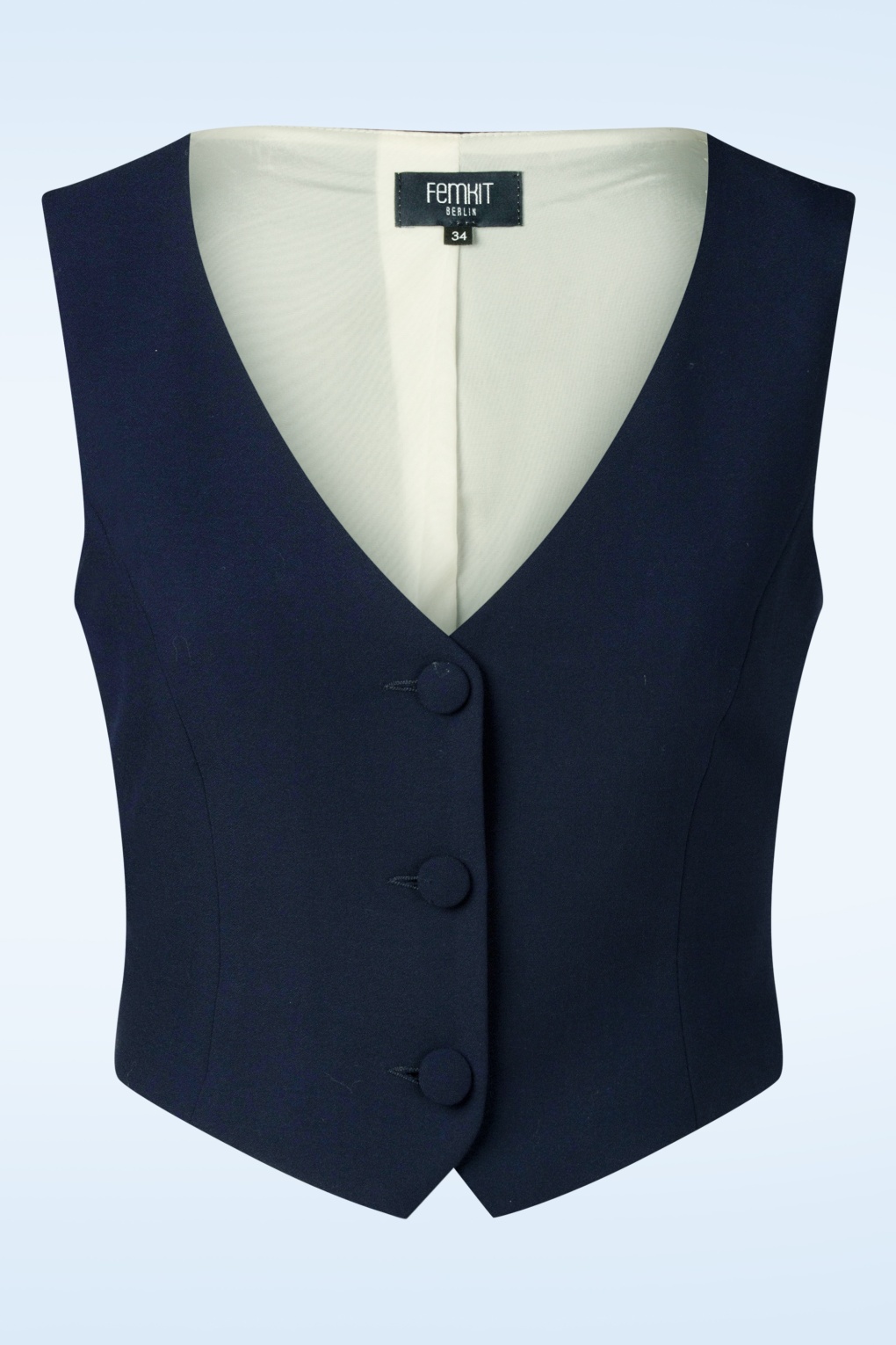 Dona gilet in marineblauw
