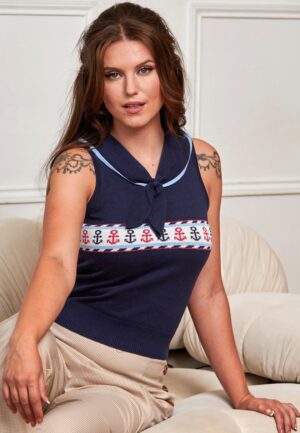 Sailor Sophie trui in marineblauw