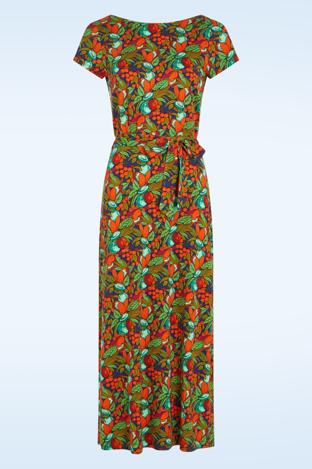 Sally Puerto midaxi jurk in strong blauw