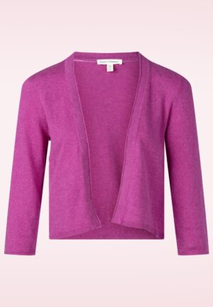 Vanessa katoenen vest in wilde orchidee